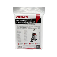 Мешки синтетические для пылесоса CROWN CT42034 5 шт